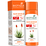 BIOTIQUE 75+ SPF UVA/UVB Sunscreen Ultra Soothing Body Lotion - Bio Vera, 100% Botanical Extracts 190 ml