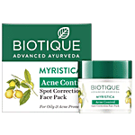 BIOTIQUE Acne Control Spot Correction Face Pack - Myristica 20 g 