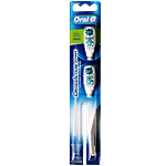 Oral-B CrossAction Power Toothbrush Replacement Head - Soft End Rounded CrissCross Bristles, Dual Action, Rotating Powerhead 1 pc Carton (Set of 2)