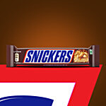 Snickers Peanut Filled Chocolate Bar - Loaded With Peanuts, Nougat & Caramel 22 g