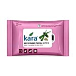 Kara Refreshing Facial Wipes - Cucumber & Aloe Vera 30 pcs