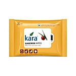 Kara Sunscreen Wipes - Plum & Aloe Vera 25 pcs