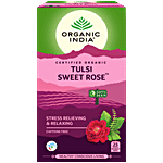 Organic India Infusion Tea - Tulsi Sweet Rose 40 g (25 Bags x 1.6 g each)