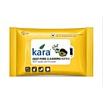 Kara Deep Pore Cleansing Wipes - Jojoba & Avocado 10 pcs Pouch