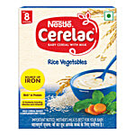 Nestle Cerelac Rice Vegetables Baby Cereal With Milk For 8-24 Months 300 g