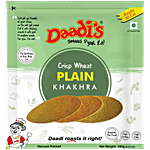 Daadi's Golden Wheat Crisps - Plain Khakhra 180 g Pouch