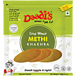 Daadi's Golden Wheat Crisps - Methi Khakhra 180 g Pouch