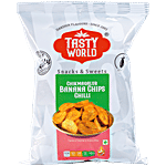 Tasty World Banana Chips - Chilli 120 g Pouch