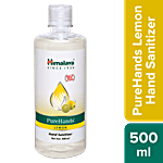 Himalaya Wellness Pure Hands Hand Sanitizer - Lemon, Kills 99.9% of Germs 500 ml Bottle