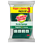 Scotch Brite Scrub Sponge - Large 3 pcs