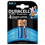Duracell Alkaline Battery- AAA, Ultra 2 pcs