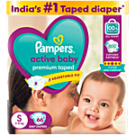 Pampers  Active Baby Diapers - Small, 3-8 kg 46 pcs