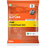 Pro Nature Organic Powder - Red Chilli 100 g Pouch