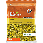 Pro Nature Organic Moong - Green (Whole) 500 g Pouch
