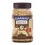Daawat  Basmati Rice/Basmati Akki - Brown (Quick Cooking) 1 kg Jar