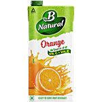 B Natural Orange Juice Fruit Beverage 1 L Carton