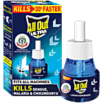 All Out Ultra Liquid Vaporizer Mosquito Repellent Refill - Kills Dengue, Malaria, & Chikungunya Mosquitoes 45 ml 