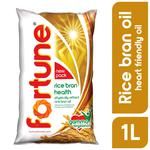 Fortune  Rice Bran Health Physically Refined Oil 1 L Pouch