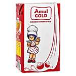 Amul Gold Homogenised Standardised Milk 1 L (Pack of 12)