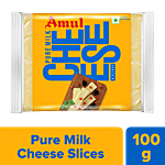 Amul Pure Milk Cheese Slices 100 g Pouch (5 pcs)