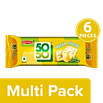 Britannia 50 50 Maska Chaska Salted Biscuits 6x38 g (Multipack)