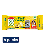 Britannia 50 50 Maska Chaska Salted Biscuits 6x38 g (Multipack)