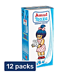 Amul Taaza Toned Milk 12x1 L Multi Pack