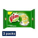 Vim Dishwash Bar - Lemon 3 x 125 g Multipack