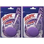 Harpic Hygienic Toilet Cleaner Rim Block - Lavender 26 g (Pack of 2)
