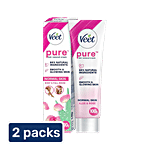 Veet Pure Hair Removal Cream - Normal Skin, For Women 2x100 g Multi Pack