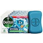 Dettol Bathing Soap - Cool 4x125 g Multi Pack