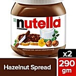 Nutella Hazelnut Spread With Cocoa 2x290 g Multi Pack
