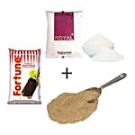 bb Combo Bb Popular Minikit 5Kg + Fortune Mustard Oil 1Lx3 + Bb Royal Sugar 2Kg Combo 3 Items