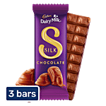 Cadbury Dairy Milk Silk Chocolate Bar 3x60 g (Multipack)