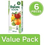 Tropicana 100% Mixed Fruit Juice 6x200 ml Multipack