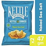 Kettle Studio Potato Chips - Naked Sea Salt 2x47 g Multipack