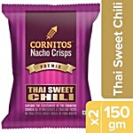 Cornitos Nacho Crisps - Thai Sweet Chili 2x150 g Multipack