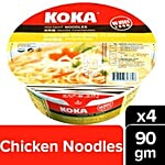 Koka Bowl Noodles - Chicken Original 4x90 g Multipack