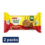 Britannia Nutri Choice Digestive High Fibre Biscuits 2x91.7 g (Multipack)