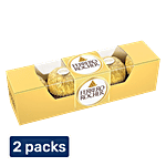 Ferrero Rocher Gift Pack - Crisp Hazelnut & Milk 2x50 g (Multipack)