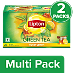 Lipton Honey Lemon Green Tea 2 x 35 g Multipack (25 Bags x 1.4 g each)