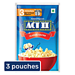 ACT II Classic Salted Instant Popcorn 3x40 g (Multipack)