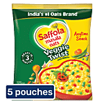 Saffola Masala Oats - Veggie Twist 5x40 g Multipack