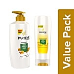 Pantene Shampoo Smooth & Silky 675ml + Conditioner Silky Smooth Care 175ml Combo 2 Items