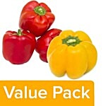 Fresho Capsicum Red & Yellow 250 gm Each Combo (2 Items)