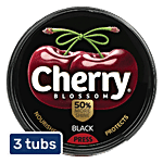 Cherry Blossom Wax Shoe Polish - Black 40 g (Pack of 3)