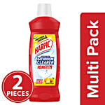 Harpic Disinfectant Bathroom Cleaner Liquid - Lemon 500 ml (Pack of 2)
