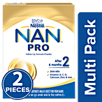 Nestle Nan Pro Stage 2 Follow-Up Formula Powder For 6-12 Months 2x400 g Bag-In-Box Multipack
