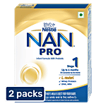 Nestle Nan Pro Stage 1 Infant Formula For Up To 6 Months 2x400 g (Multipack)