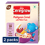 Nestle Ceregrow Multigrain Cereal With Milk & Fruits Cereal 2x300 g (Multipack)